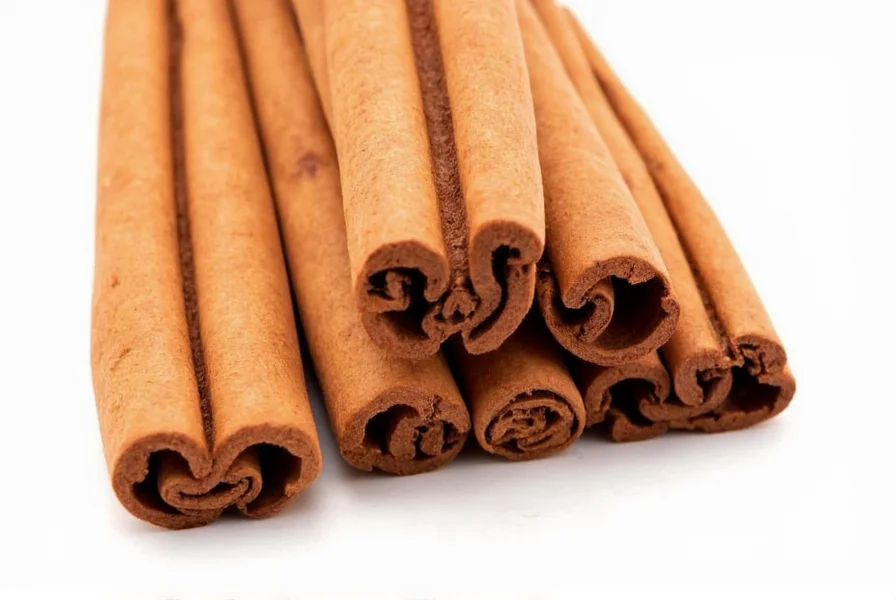 Cinnamon sticks on a wooden table