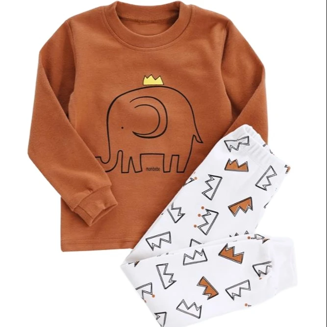 

wholesale Children printed cute boys sleepwear pajamas, Picture