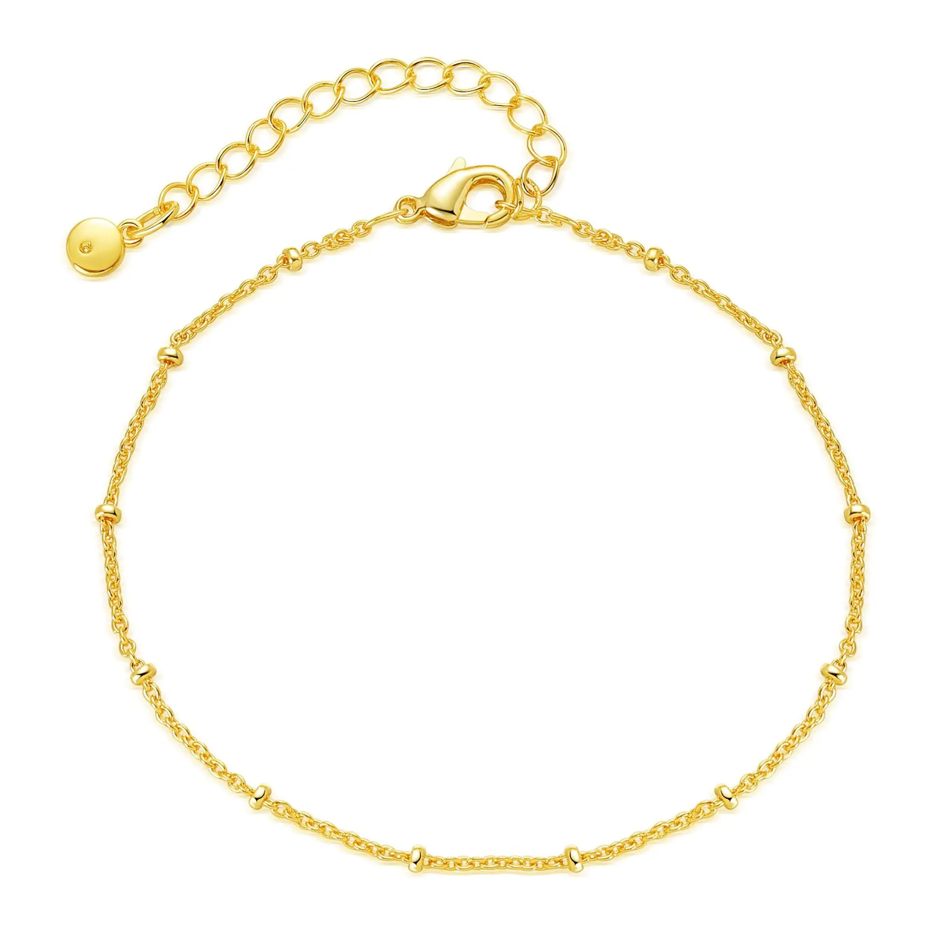 

Classic small fresh and minimalist style gold bracelet with18k gold bracelet for women fashion jewelry bracelets