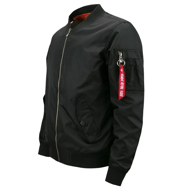 

winter plus size stand collar bomber jacket custom logo bomber jacket men