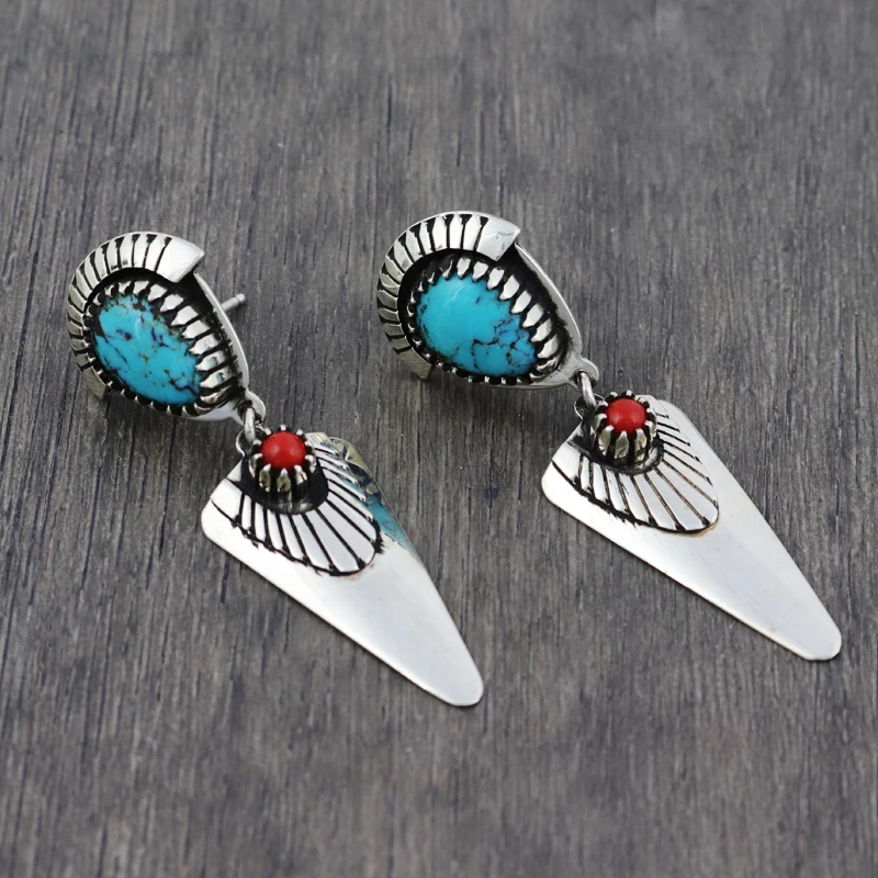 

CAOSHI Statement Ethnic Earrings Vintage Stone Earrings Studs Western Jewelry 2020 Bohemia Fashion Earrings Women