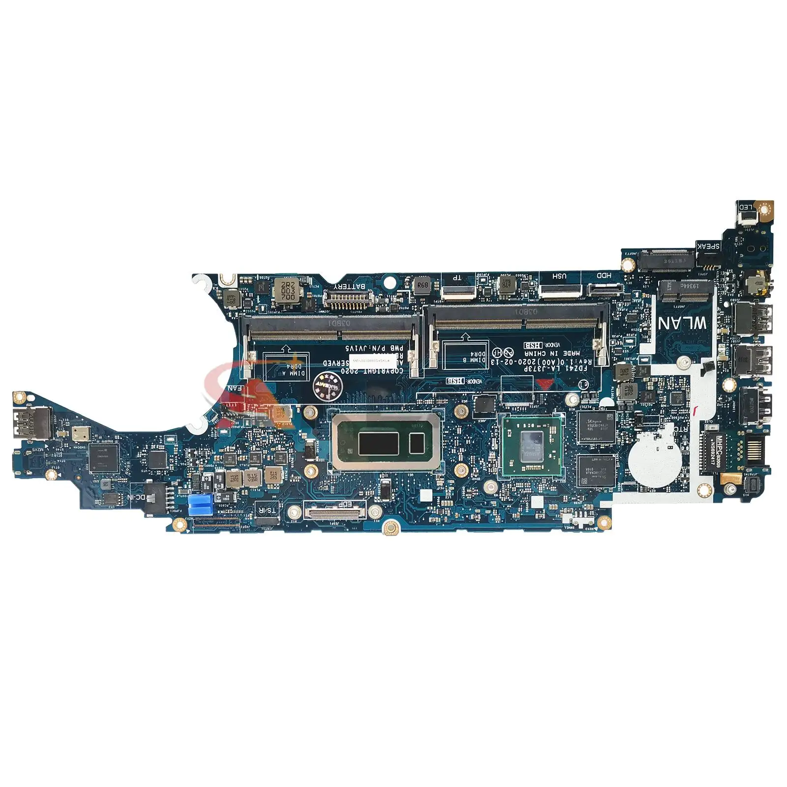 

FDZ41 LA-J373P Mainboard for Dell Latitude 5410 Laptop Motherboard CPU:I5-10310U I7-10810U GPU:AMD 2G DDR4 CN-0F3R8H CN-0CY8M5