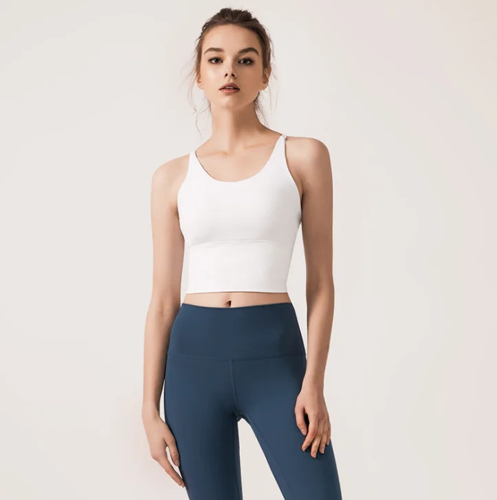 
2020 New Style Breathable Sports Bra Gym wear Fitness Top Stretch Seamless Yoga Bra 