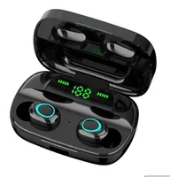 

cheap tws earbuds with 3500mA charging case LED display waterproof wireless headphone factory