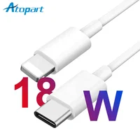 

Free shipping 18W 3A PD Fast Charge USB C Type C to Lightning USB C Cable for iPhone 11 pro max x xs xr 8