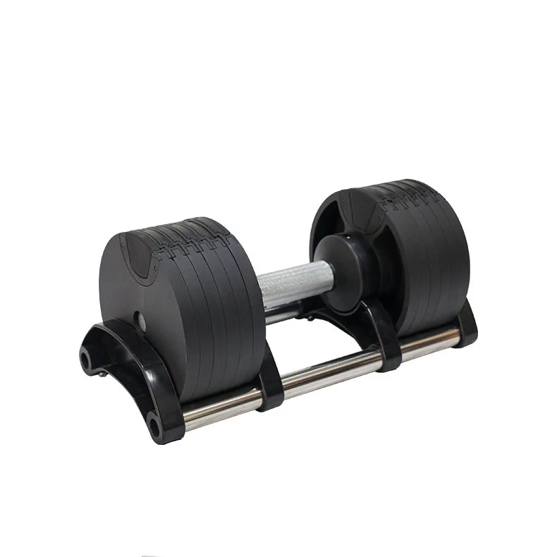 

Hot Selling Iron Black Weight Lifting Dumbells Training Gym Adjustable Dumbbells Set