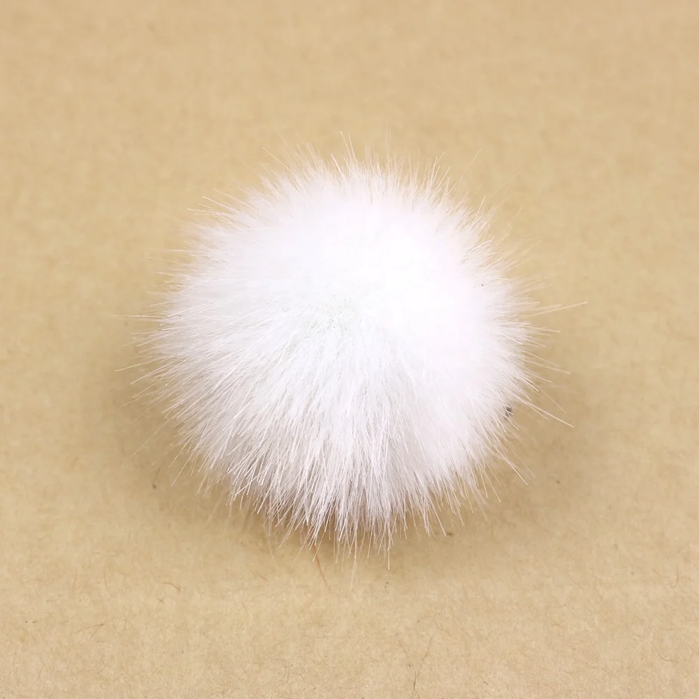 
China factory Wholesale Colorful 2.5cm 3cm 4cm 5cm 6cm faux mink fur ball mini faux fur pom poms 