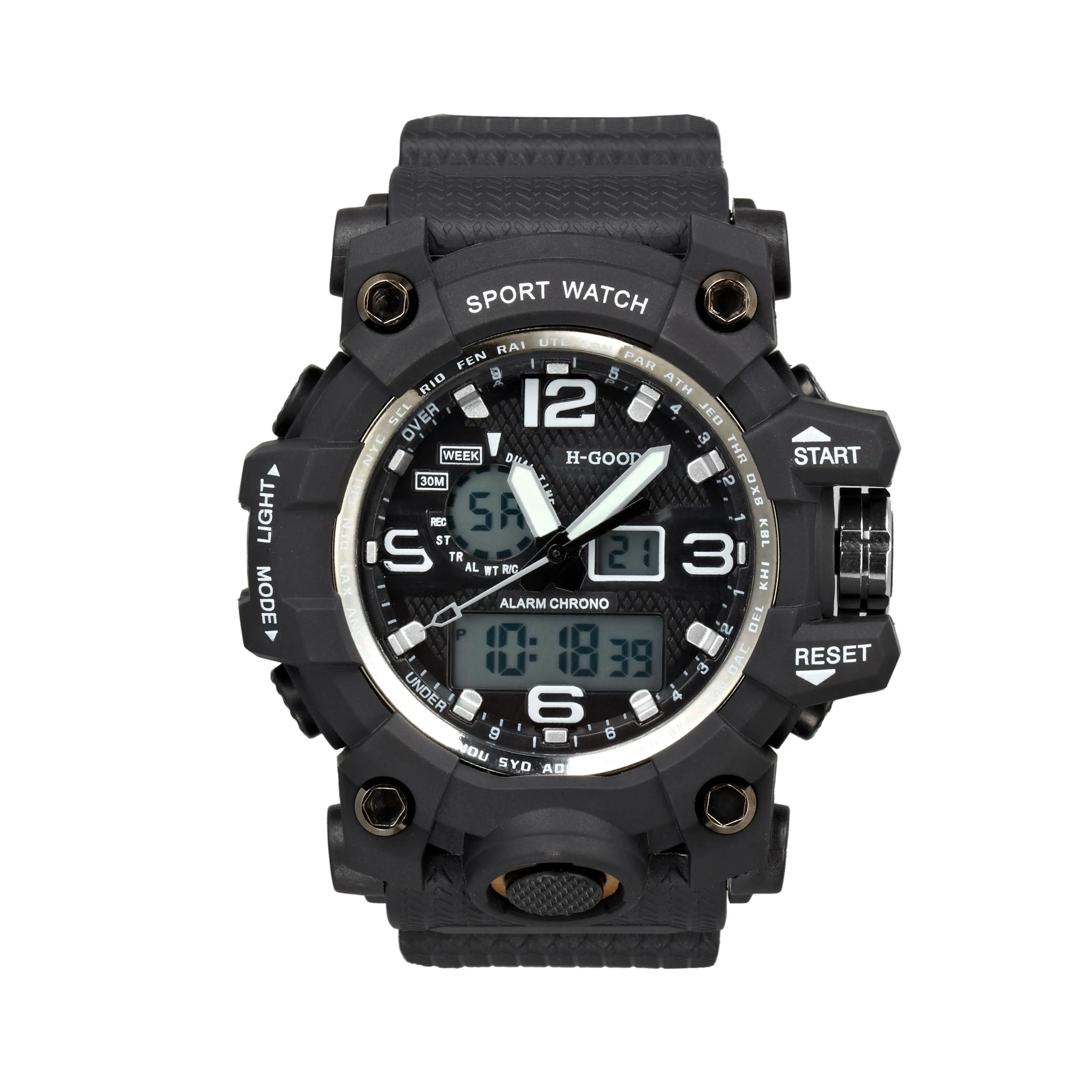 2019 luxury chronograph quartz digital custom oem sport watch for men women and kids