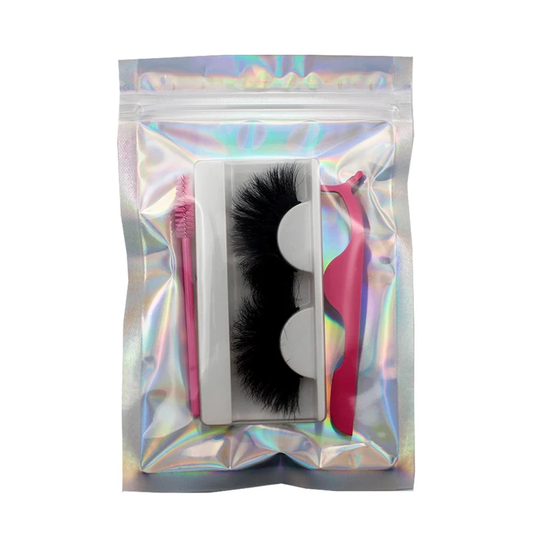 

packaging boxes eyelash custom logo holographic eyelash packaging lashes3d wholesale vendor 15mm