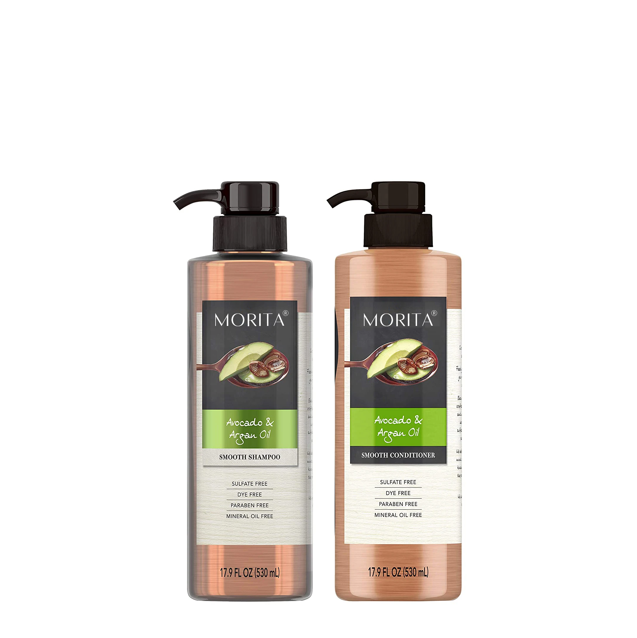 

Hot-Sale Product Sulfate Free Dye Free Avocado and Argan Oil Smooth Shampoo Custom ECO Friendly Shampoo of Low Price