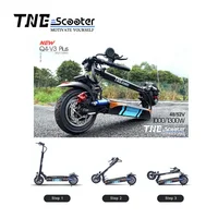 

2020 TNE Factory price V3 plus outdoor 1300w 1000w 10inch folding 48v trottinette adult electric scooter