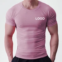 

Multi Color Cotton Crew Neck Custom Short Sleeve Fitness Gym Wear For Mens