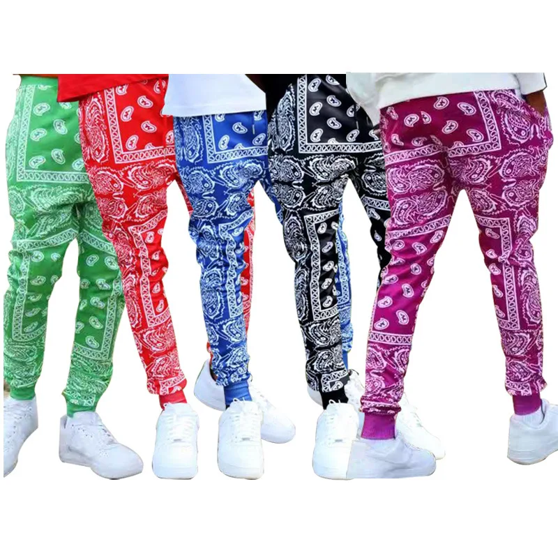 

TG038 2022 high quality men trousers casual sports Drawstring cargo trousers fashion pants