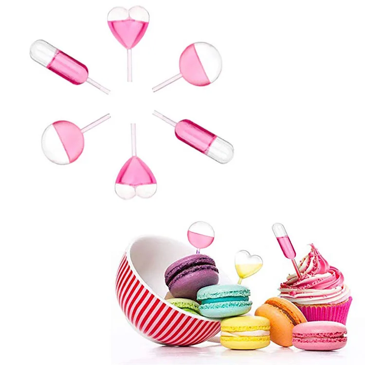 

of various shapes food grade mini Cake Decorating Flower Nails Cupcake Pipettes