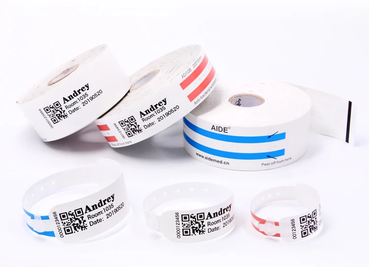 Disposable Medical Patient Identification Hospital Wristbands Mother