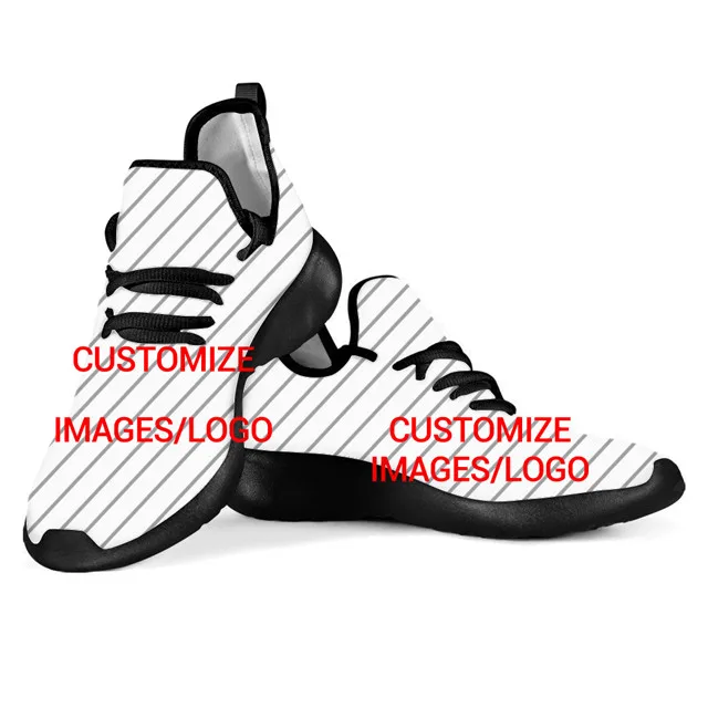 

Customized Printed Sneakers Men's Flat Shoes Lightweight Comfortable Breathable Walking Sport Shoes Footwear For Men Women, Requirement