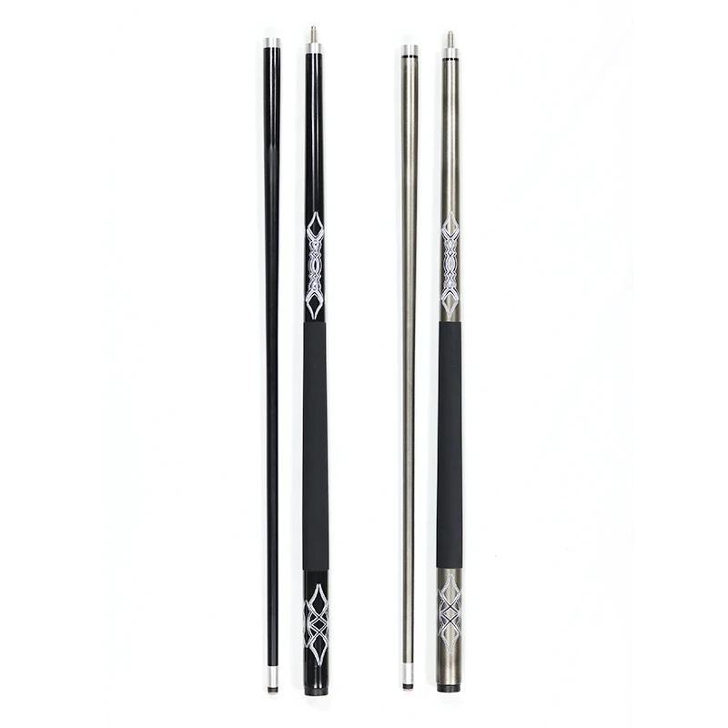

Black and grey Graphite material 12mm tip billiard pool cue stick for sale