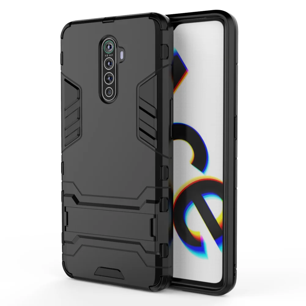 

Highly Quality 2 in 1 Heavy Duty Hybrid Armor Case TPU Hard PC Slim Back Cover Case For OPPO RENO ACE, As pictures