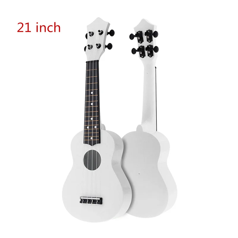 

Stringed Instrument Toy Children Musical Instrument Music Beginner Musical Instrument 21 Inch Acoustic Ukulele Hawaiian Guitar, White, black, pink, yellow, blue