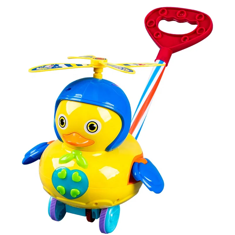 

Push-Pull duck toy Cartoon Animal Duck Kids Walk Baby Walker early Learning baby & toddler toys With Bell music story