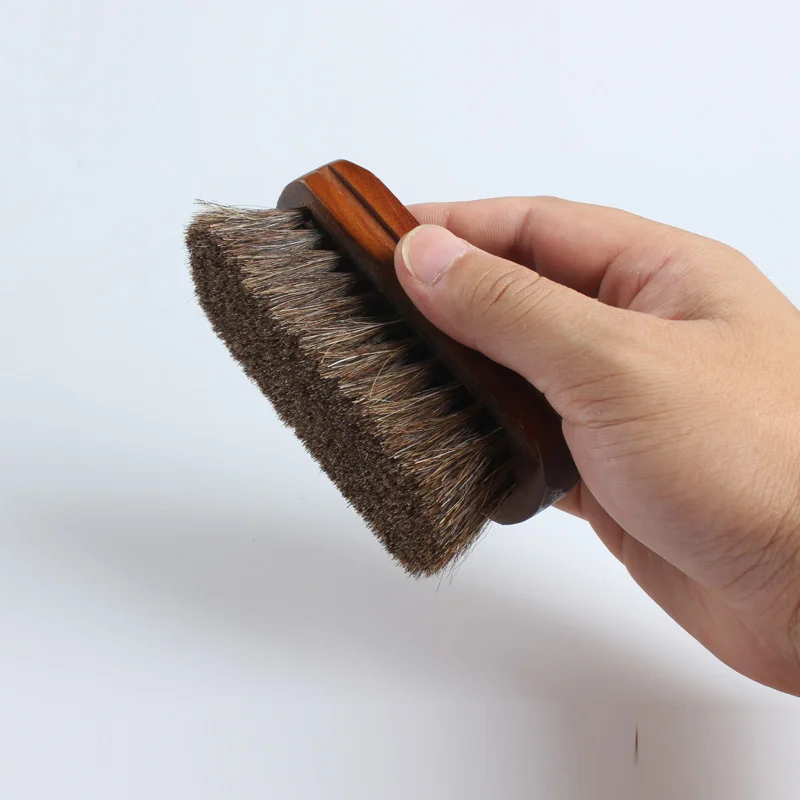 

Bristle Brush 100% Pig Hair Leather Shoe Cleaning Brush