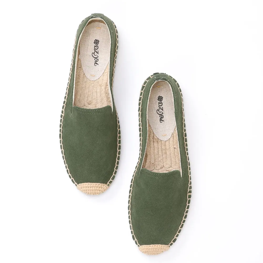 

Customized and comfortable women's fashionable loafers for wearing flat canvas shoes, Pure color