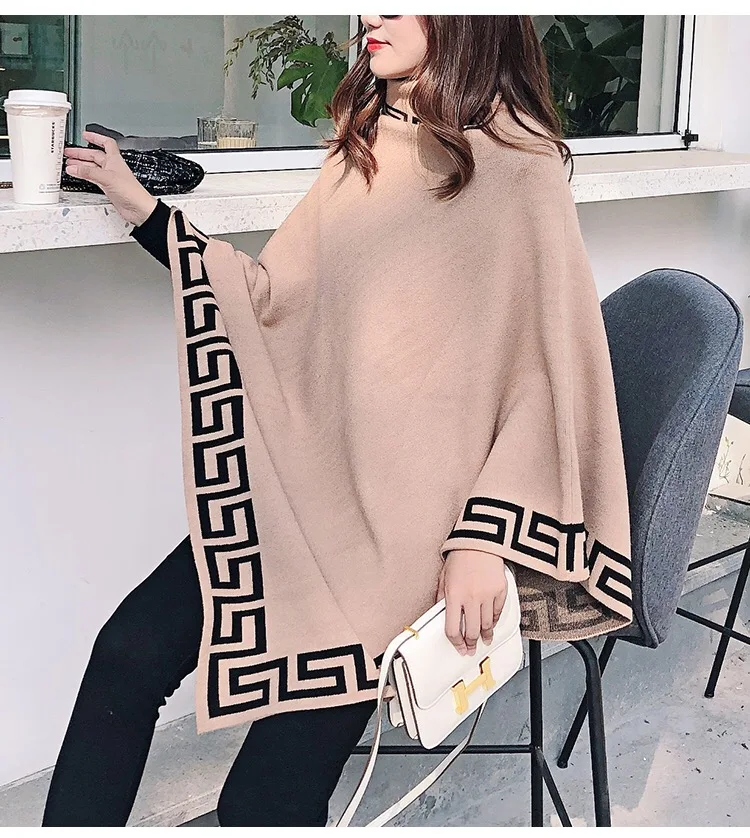 

Popular spring cloak clothing knitted pullover female wool desinger women shawls and sweaters, Multicolor (oem available)