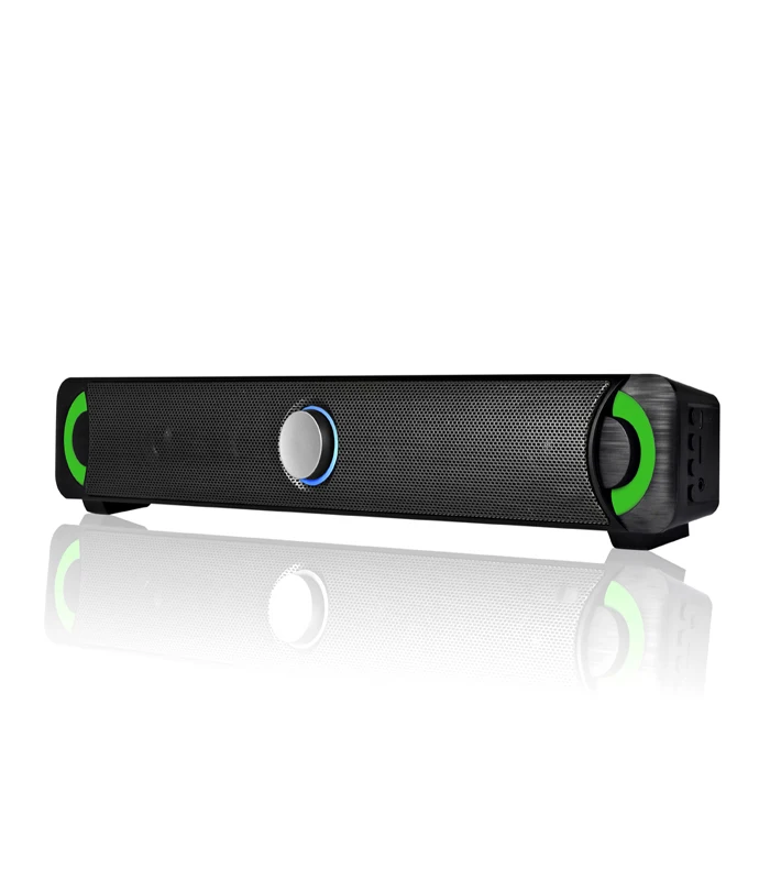 

GAS-9014 Wireless BT Speaker Colorful LED Computer Soundbar Bass Subwoofer with HIFI Stereo High Fidelity home Theatre