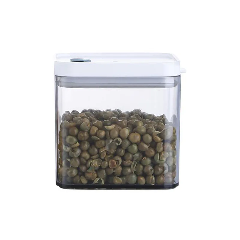 

New Spice storage bottle square transparent sealed tank whole grain storage tank snack dried fruit Spice storage bottle