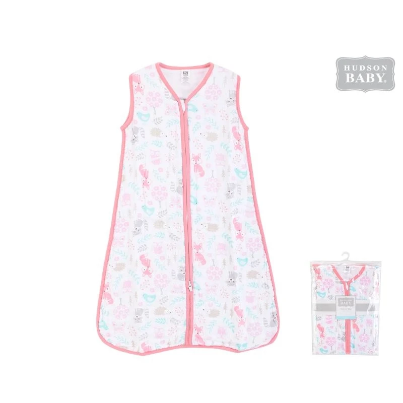 hudson baby muslin sleeping bag