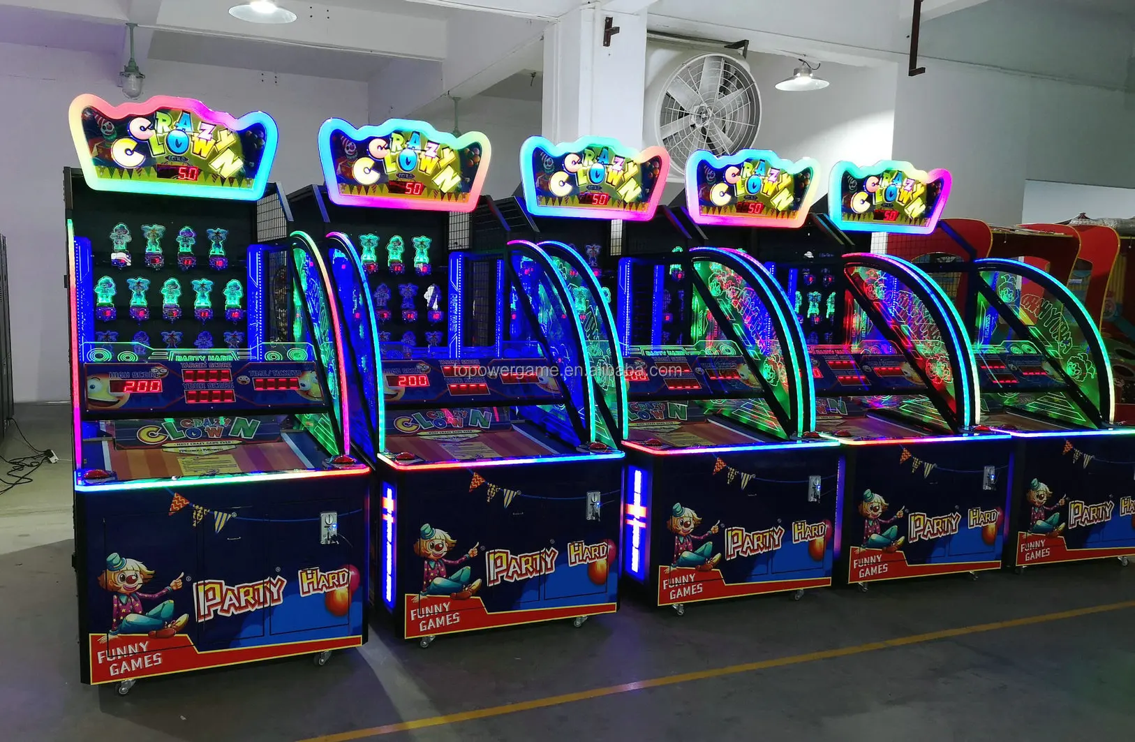 Clown Ticket Redemption Game Arcade Game Machine Redemption Machine For