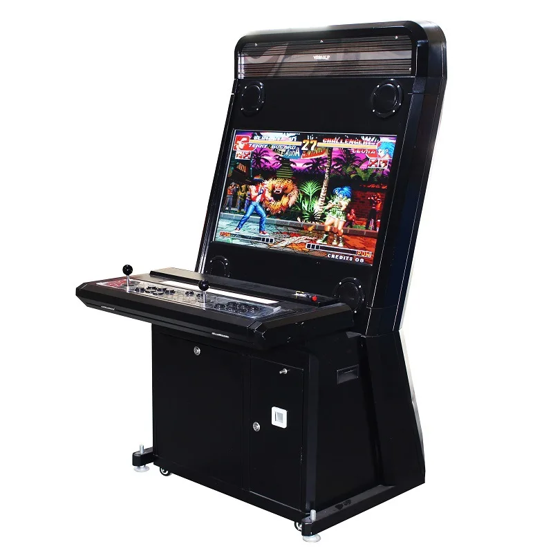 

Coin Operated Street Fighter Game Tekken 7 Arcade Video Fighting Game Machine, Black