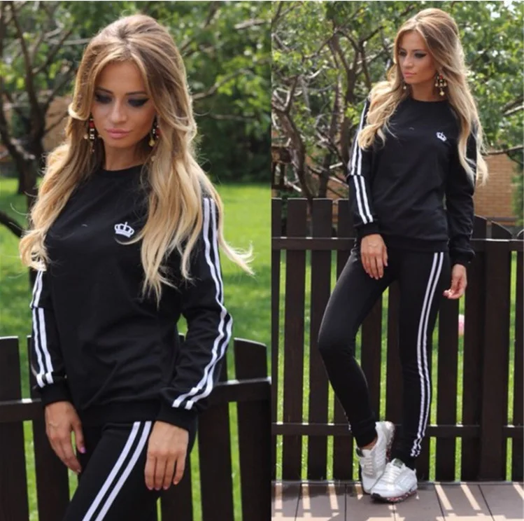 

Custom High Quality Women Joggers Sweat Track Suit Plain Track Suits Women, As the picture