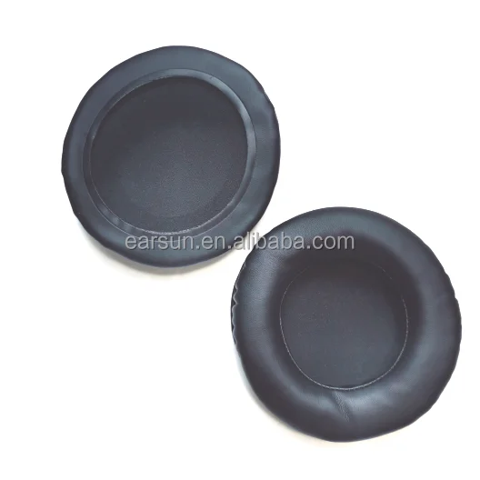 

Free Shipping Round Shape Protein Leather Ear Pads Cushion for Most Size Headphones from 50MM 60MM 70MM 80MM 90MM 100MM 110MM, Black