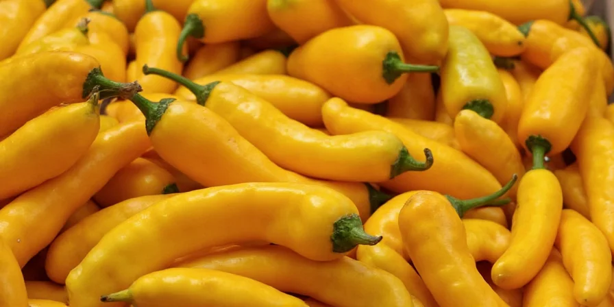 Side-by-side comparison of guero and substitute chiles