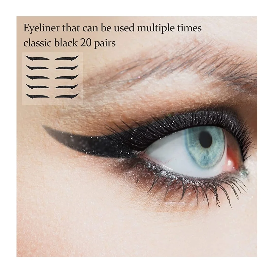 

Reusable Adhesive Eyeliner Stickers Waterproof Eyelid Makeup Tools Private Label