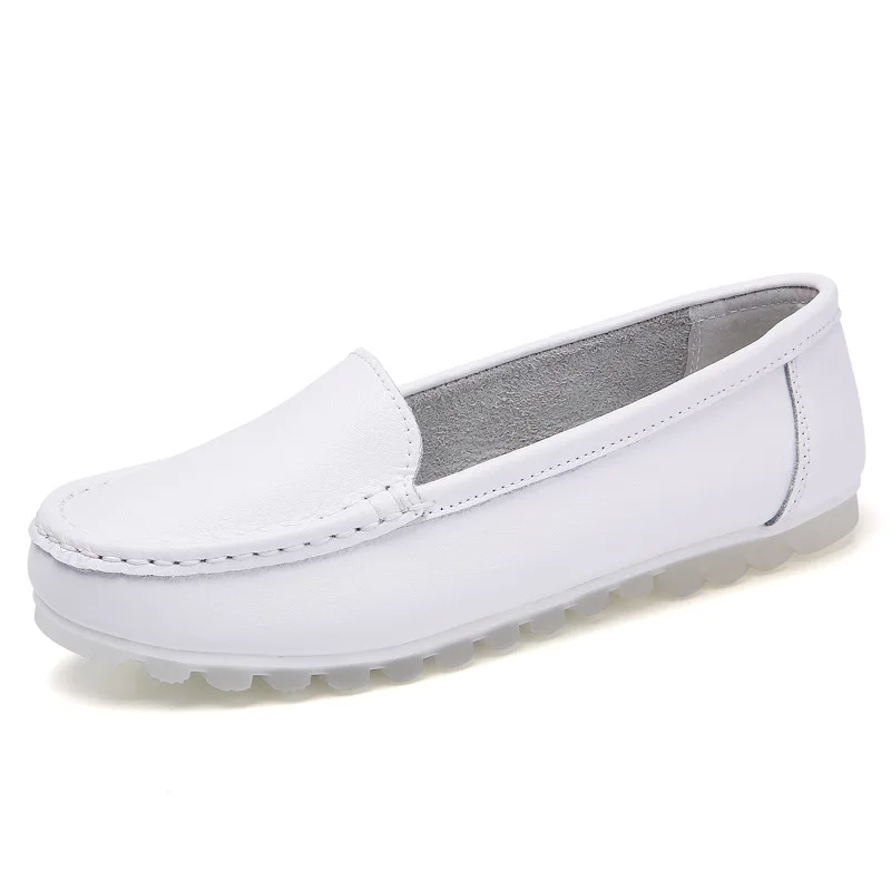 

Women's Lightweight Comfort Slip Resistant white nurse shoes with soft foam padding shoes nursing shoes clogs hospital, White,black