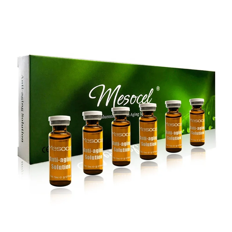 

Mesocel anti aging redensity lightening moisturizing meso skin hyaluron booster with hyaluronic acid ampoules