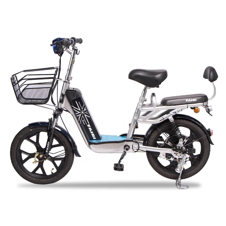 18inch vacuum tire 48V350Wbrushless motor carbon steel frame electric bicycle