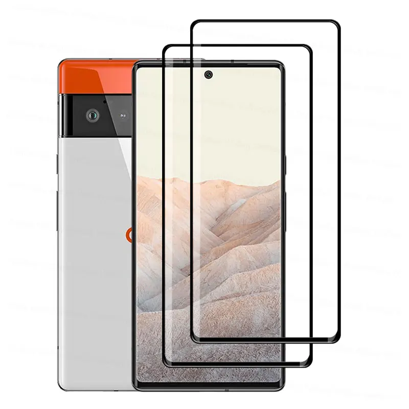 

For Google Pixel 6 Pro Screen Protector 9H Full Cover HD Clear Tempered Glass Protective Phone Film for Google 5a 4a 3a 4xl