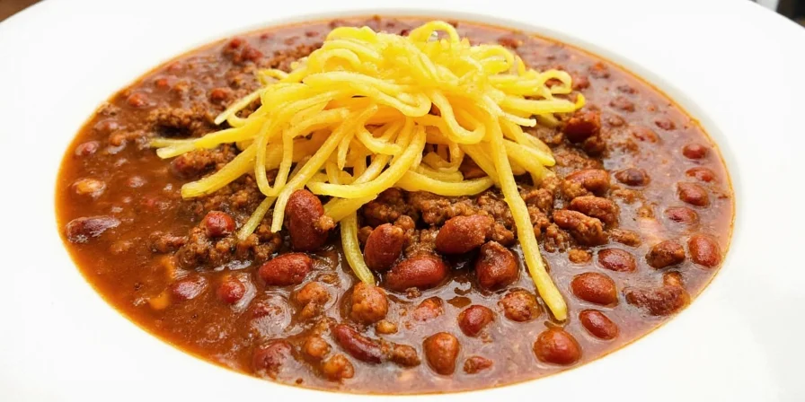 Browning ground beef for chili