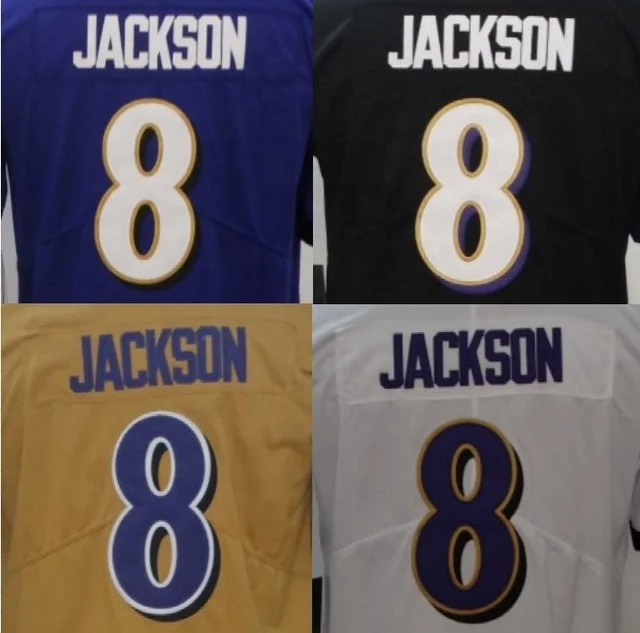 lamar jackson embroidered jersey