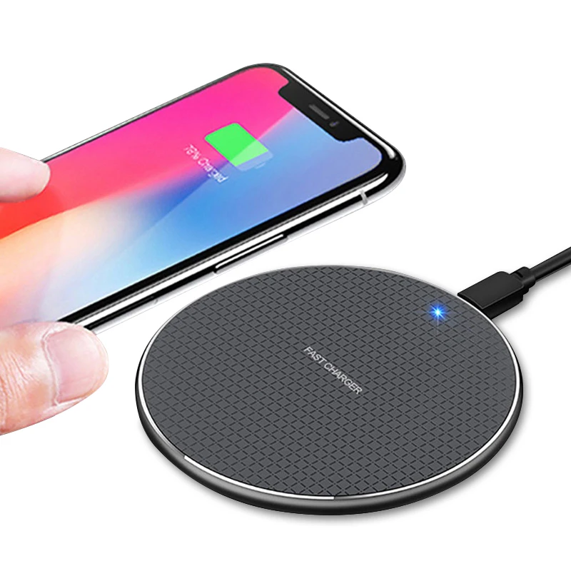 

5W 10W 15W Portable Fast Charging Phone Wireless Charger With Logo Power Bank