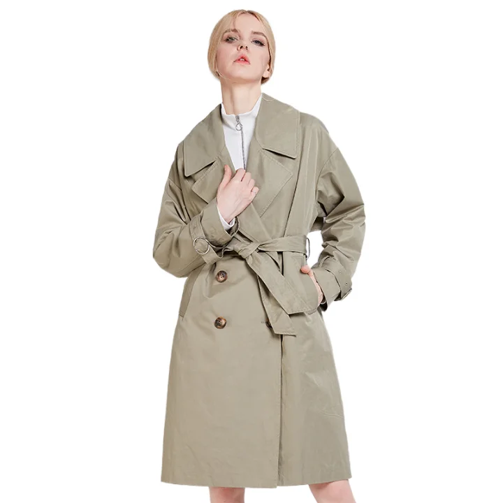 

Windbreaker Ladies Wool Coat Winter Women Coat 65%cotton 35%polyamide