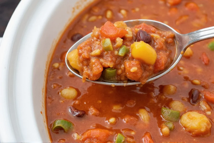 vegetarian chili crock pot