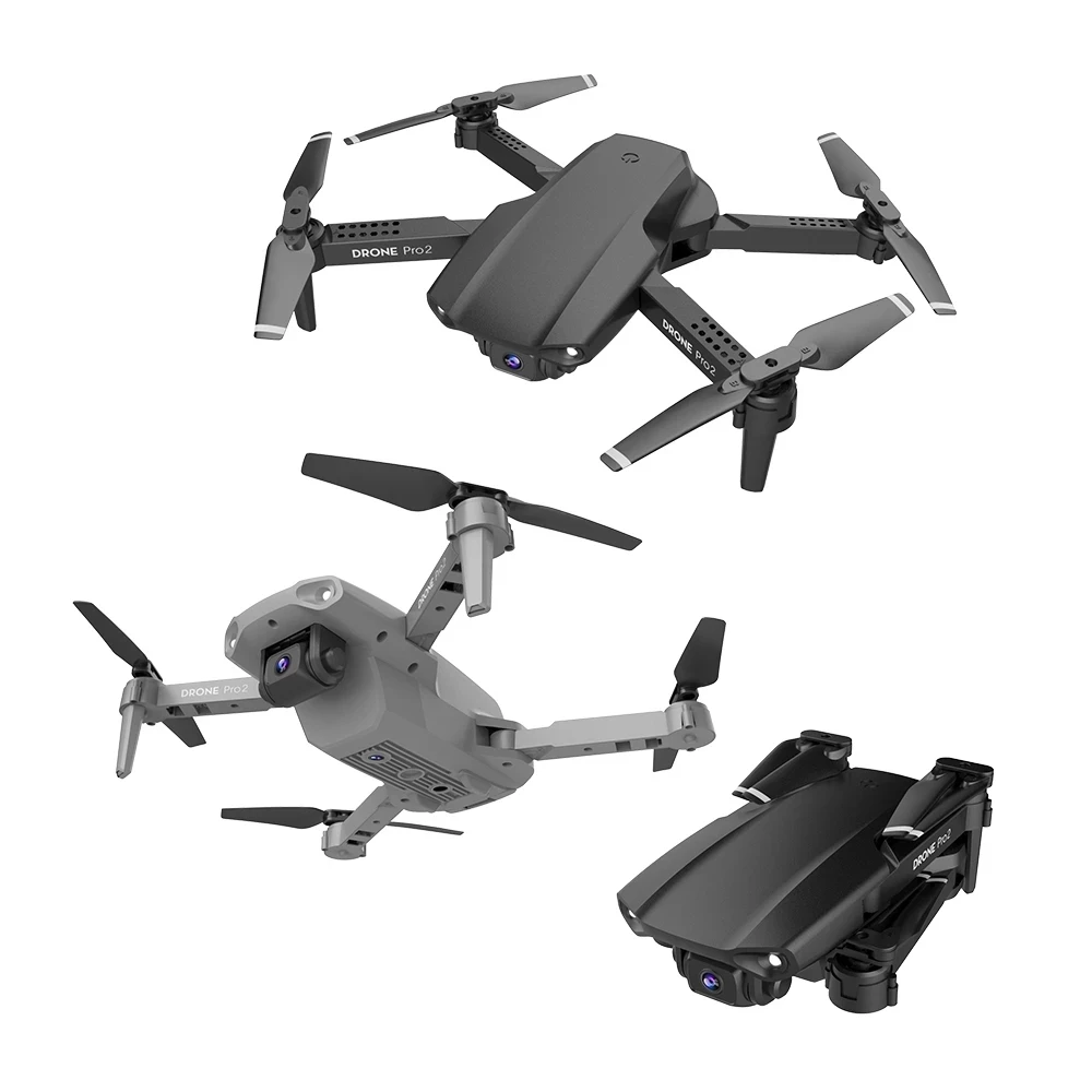 

E99 pro2 rc mini drone 4K 1080P 720P Dual Camera WIFI FPV Aerial Photography mini foldable drone Quadcopter Dron Toys, Black
