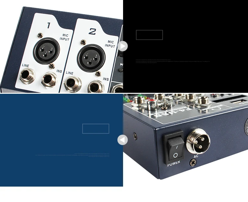 Oem F4-usb Nieuwe Ontwerp Opname Studio Apparatuur Mini Audio Mixers ...