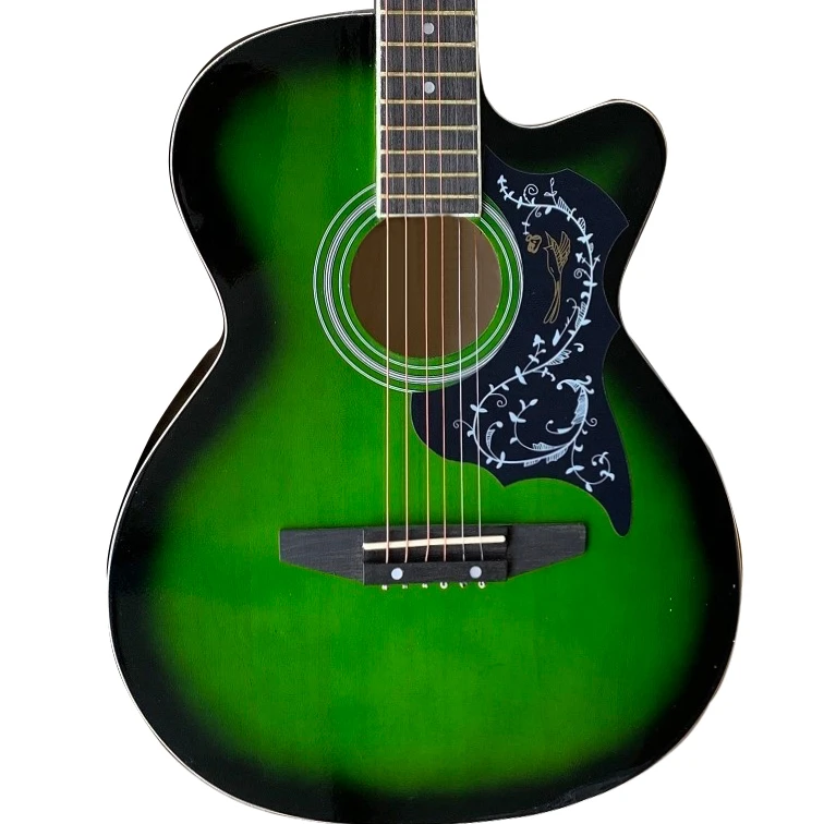 

OEM/ODM colourful playable acoustic guitar for beginner