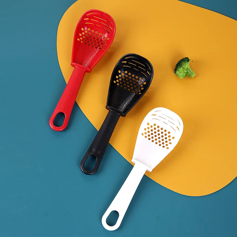 

Hot Selling Plastic Multifunctional Kitchen Cooking Spoon Colander