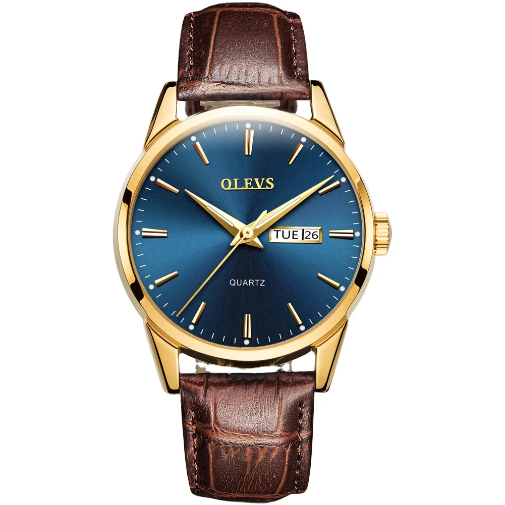 

OEM Custom Logo Watch Men Fashion Luxury Leather Factory Supplier Wholesale Price Watches Waterproof Quartz Man Watches